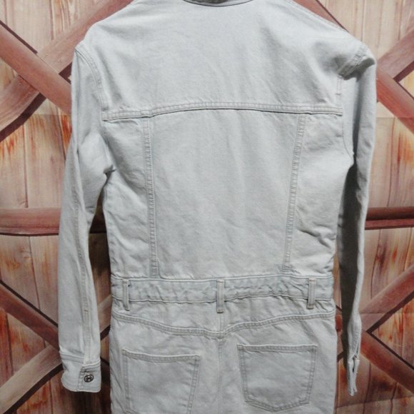 ZARA Skirt jumpsuit one piece, full snap,belt loops NWT~Cute~fashi… - Picture 6 of 8